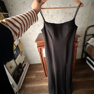 black azazie dress